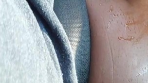 Navel Play With Ice