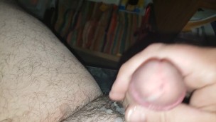 Small cock cumming