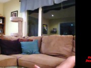 Hot Wife Makes Cuckold Look Away As She Blows Another Cock!