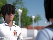 ADULT TIME Hentai Sex Headmaster Makes Tardy Classmates Fuck In Front Of Everyone 7/16