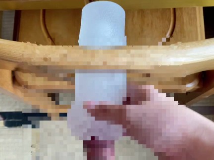 【早漏童貞】おなほ固定していっぱいノーハンドオナニーしようと思ったけどあっという間にイキ果てる早漏童貞～オナニー中毒～