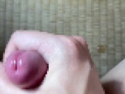 「アッ、イっちゃう///」ローション手コキで喘ぎながら射精する早漏ド変態～オナニー中毒～ - Screenshot 15 of 16 - 日本人
