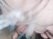 Me masturba bien rico con sus grandes tetas naturales y su garganta profunda