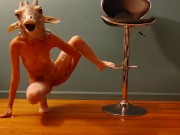 Demons in Giraffe mask Peeing