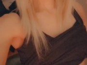 cute sexy hot petite blonde amateur tease tattoos panties abs stomach teasing smile eye contact