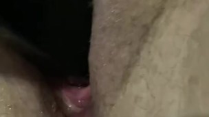 Bbw takes bbc dildo while husband videos 