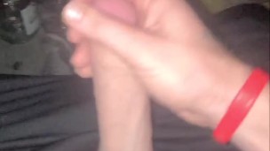 Jerking my dick in garage