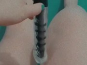 Masturbándose sola