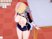 【エロゲーコイカツ！】爆乳セクシー「聖花オリキャラ)」のおっぱい揉みまくりH！(巨乳アニメ3DCG動画)[Hentai Game Koikatsu! ](Anime 3DCG video) 4/16