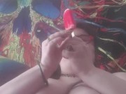 BBW Eats Creamcicle Topless - Screenshot 15 of 16 - Topless Bbw