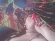 BBW Eats Creamcicle Topless - Screenshot 3 of 16 - Topless Bbw