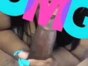 Sucking Daddy on his Break