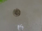 Piss in shower after communing hard