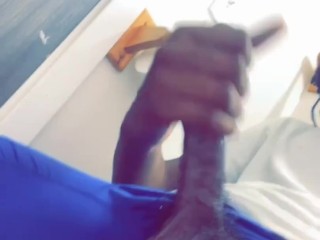 Jerking off at my STEP SISTERS House. I Think She Was at The Door. 😮