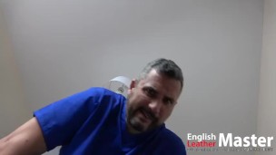 British Doctor humiliates you for circumcised cock & gives you hanjob PREVIEW