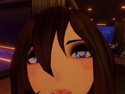 Mute nympho sucks your dick and rides you wildly until she cums in VR.