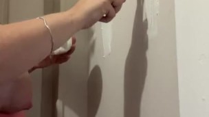 Milkymama repairing when moving showing off naked 