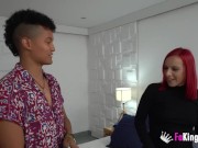 AMATEUR BDSM between a redhead mom and her young friend 9/16