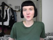 Delphine, a Berliner by Choice, climaxes with a Dildo 2/16