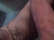 Beefy man busts all over her 5/16