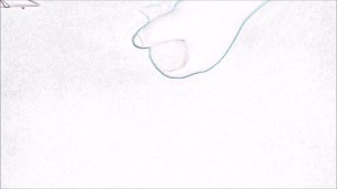 cartoon filtered cumshot from a small cock bear