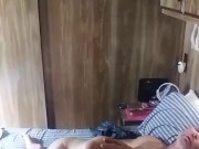 Mallory, Riding the neighbor in his mobilehome while Husband's @work !!!! 3/16