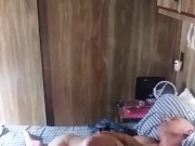 Mallory, Riding the neighbor in his mobilehome while Husband's @work !!!! 4/16