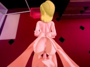 [POV] SEX IN THE LOVE HOTEL WITH ANDROID 18 - DRAGON BALL PORN 8/16