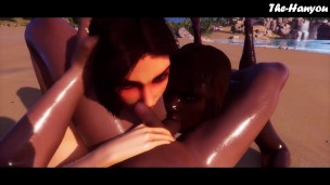 Jadeen And Shey Service Max's Cock - Wild Life
