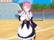 【エロゲーコイカツ！】リゼロ ラム3DCGアニメ動画(Reゼロから始める異世界生活)[Hentai Game Koikatsu! Re zero Ram(Anime 3DCG video)] 1/16