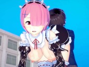 【エロゲーコイカツ！】リゼロ ラム3DCGアニメ動画(Reゼロから始める異世界生活)[Hentai Game Koikatsu! Re zero Ram(Anime 3DCG video)] 10/16
