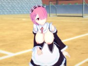 【エロゲーコイカツ！】リゼロ ラム3DCGアニメ動画(Reゼロから始める異世界生活)[Hentai Game Koikatsu! Re zero Ram(Anime 3DCG video)] 2/16