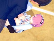 【エロゲーコイカツ！】リゼロ ラム3DCGアニメ動画(Reゼロから始める異世界生活)[Hentai Game Koikatsu! Re zero Ram(Anime 3DCG video)] 8/16