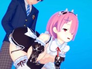 【エロゲーコイカツ！】リゼロ ラム3DCGアニメ動画(Reゼロから始める異世界生活)[Hentai Game Koikatsu! Re zero Ram(Anime 3DCG video)] 9/16