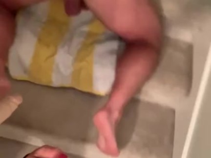Cuck wants my cock so bad up his ass he drops to his knees and takes if like a good bitch! 
