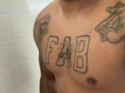 Jacking off in the shower 