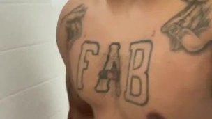 Jacking off in the shower 