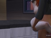 Lesbians have so much desire that they end up fucking on the kitchen counter - Sexual Hot Animations 4/16