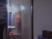 Pareja de amigovios amateur tomando tragos y se calientan entre risas 9/16