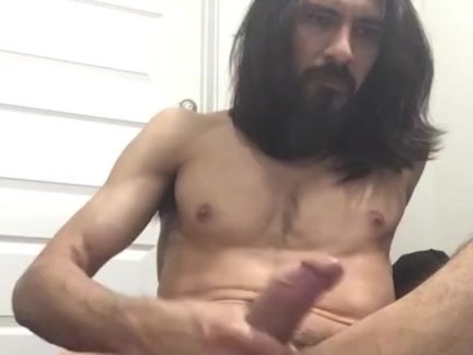 Fake pussy cum shot ending bicep flex