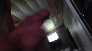 Stroking my cock