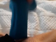 Squirting for Big Blue 