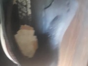 Putting bread inside my sneakers
