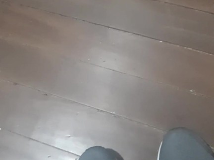 Putting bread inside my sneakers