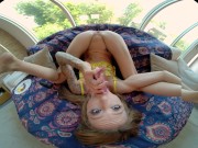 VRALLURE Tiny blonde Kendra Cole plays with her toys and squirts in virtual reality 14/16