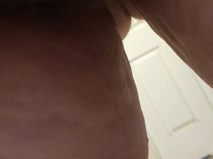 Pissing on my bathroom floor.