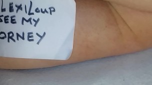 MissLexiLoup hot curvy ass female jerking off pov excited butthole