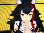 Hololive - Ookami Mio Sucks and Fucks