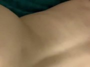 Brunette MILF With Small Tits Sucks & Fucks Big White Cock For a Big Load on her Fat Ass 12/16