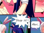 Riven x Ahri Lesbian Sex (League Of Legends) 6/16